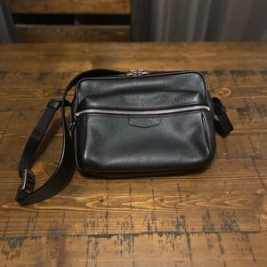 •SOLD• Louis Vuitton Black Leather Outdoor Messenger PM Bag